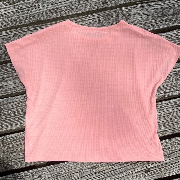 Very J | Blush Button Sleeve Top - Picture 5 of 6